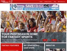 Tablet Screenshot of fantasypostseason.com